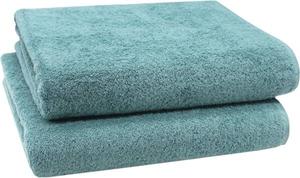 Банное полотенце Zollner 00000321 2 шт, 100x1x150 см цвет petrol