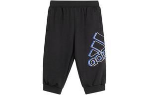 Детские трикотажные спортивные штаны Adidas, черный