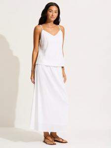 Длинная юбка Seafolly, белый