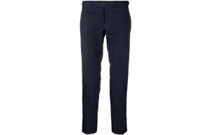 Короткие укороченные брюки THOM BROWNE, синие