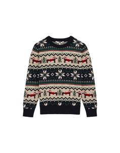 Свитер WE Fashion, темно-синий