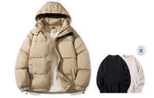 BOBBY ABLEY Унисекс пуховик, Coffee (Comes with Sweater)