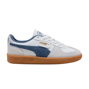 Кроссовки Puma Palermo Leather Big Kid, White Dark Indigo