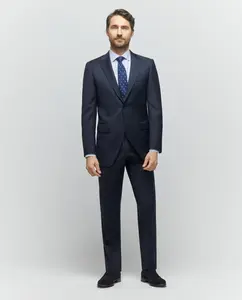 Мужской церемониальный полукостюм прямого кроя Emidio Tucci, тёмно-синий