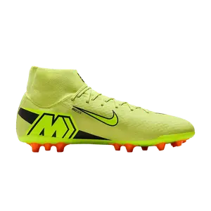 Бутсы Nike Zoom Mercurial Superfly 10 Academy AG 'Limelight Hyper Crimson'