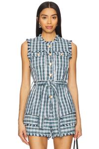 Жилет из твида "Matilda" Cinq A Sept, navy multi