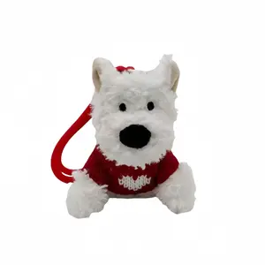 Плюшевый кулон в виде щенка вест хайленд уайт терьера высотой 10 см LALABABY