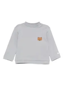 Свитшот с вышивкой в виде медведя Donsje, серый