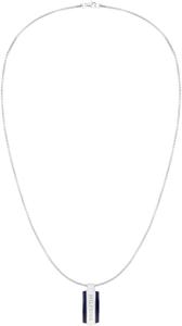 Мужские украшения Tommy Hilfiger - ожерелье с подвеской из нержавеющей стали, застежка-карабин - идеально подходит для повседневных и торжественных случаев - модный аксессуар, подарок для него, Silver