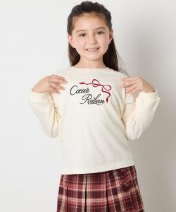 Футболка с длинным рукавом с логотипами Avv, цвет Ivory