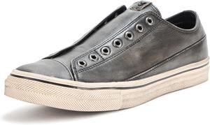 Мужские кроссовки John Varvatos Vulc без шнурков низкие, серый/стальной