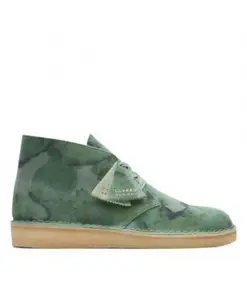 Пустынные угольные ботинки Clarks, зеленый