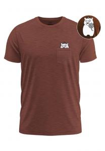 Футболка с принтом FORSBERG, цвет Mottled Bordeaux