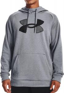 Толстовка Under Armour Men's Armour Fleece Big Logo, Pitch Gray Light Heather/Black-013