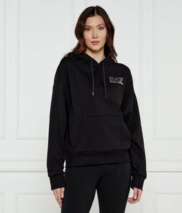 Толстовка мужская Ea7 с капюшоном, черный