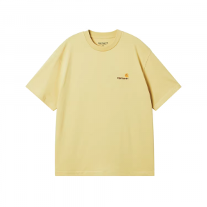 Carhartt WIP Футболка женская YEX/Yellow Crew Neck Moderate Straight Fit