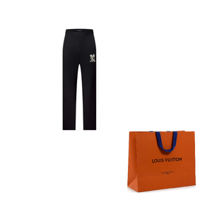Технические спортивные брюки с вышивкой от Tyler The Creator LOUIS VUITTON, черный