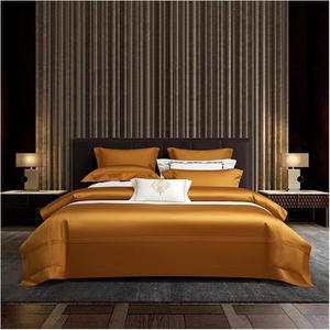 UOIO Комплект постельного белья UOIO 200S из пима хлопка египетский длинноволокнистый глянцевый Brown