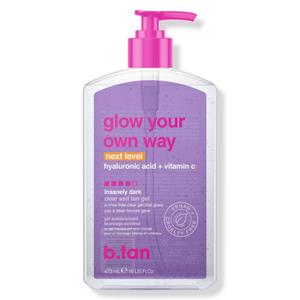 B.tan Glow Your Own Way Next Level, Прозрачный гель-автозагар, 437 мл