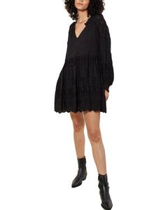 Хейл Боб цельнокроеное мини-платье HALE BOB, черный