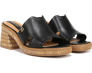 Сандалии Franco Sarto Florence Fashion Slide Heeled, цвет Black Leather