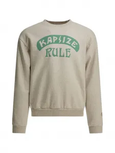 Свитшот с круглым вырезом Kapital, бежевый