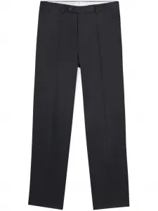 Зауженные брюки со складками Brooks Brothers, серый