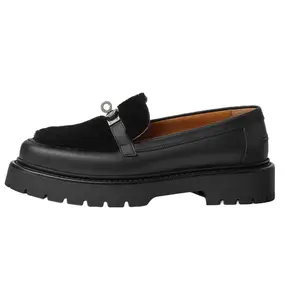 Лоферы женские Hermes, черный