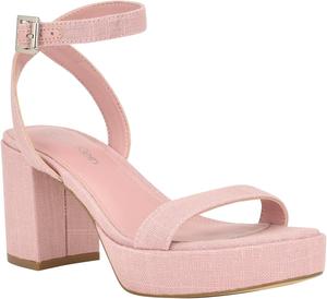 Женские босоножки на каблуке Calvin Klein Lalah, Crystal Rose 680