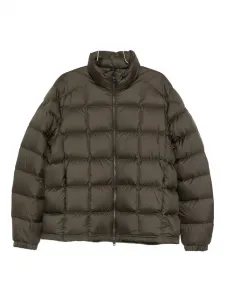 Стёганая пуховая куртка с капюшоном Eglise Moncler, зеленый