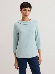 Текстурированный топ с отложным вырезом из реми Phase Eight, цвет Eau De Nil