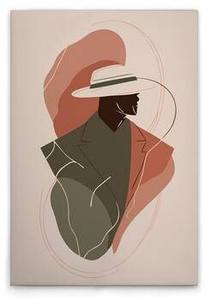 Картина на холсте A.S. Création Stranger 2 цвет beigeorangegrün