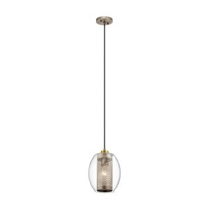 Подвесной светильник Elstead Lighting, 21,6x33,6 см, серебристый
