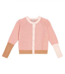 Хлопковый кардиган Il Gufo, розовый
