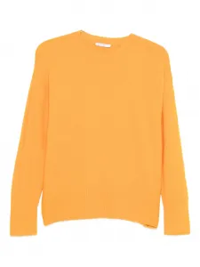 Свитер с круглым вырезом Patrizia Pepe, желтый