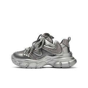 JOSINY Женские кроссовки лоу-топ чанки в цвете ганметалл без подкладки, цвет Gunmetal (Unlined)