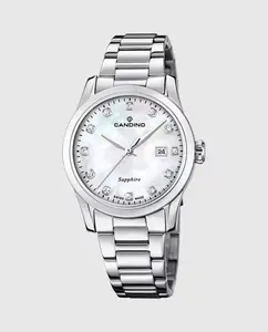 C4738/1 Lady Elegance женские часы из серебряной стали Candino, серебряный