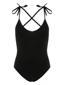 Купальник Swan с перекрестными бретелями ISABEL MARANT, черный