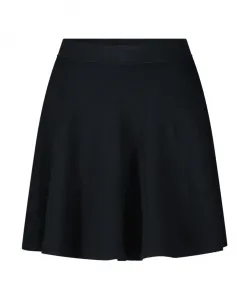 Мини-Юбка А-силуэта из хлопкового пике Polo Ralph Lauren, черный