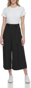 Женские повседневные укороченные брюки Calvin Klein Wide Leg, Black