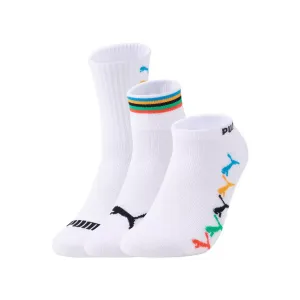 PUMA Набор носков Unisex 3 Pack White