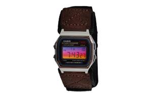 Ретроффит серия кварцевый механизм нейлоновый ремешок унисекс разноцветный циферблат CASIO