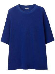 Махровая футболка с логотипом EKD Burberry, синий