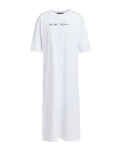 Платье миди Armani Exchange, белый