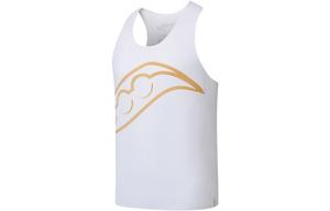 Saucony Белая унисекс майка для бега