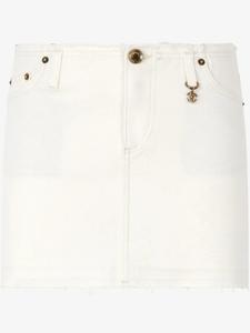 Джинсовая мини-юбка Roberto Cavalli, нейтральный