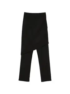 Брюки с асимметричными деталями Pnk, черный