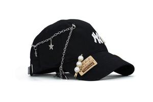 MLB Хлопковая бейсболка унисекс черная