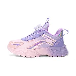 Нескользящие, легкие, амортизирующие, теплые, низкие детские кроссовки для бега BOBDOG, фиолетовый