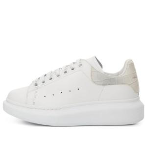 Кроссовки oversized low-top sneakers 'white beige' Alexander Mcqueen, белый